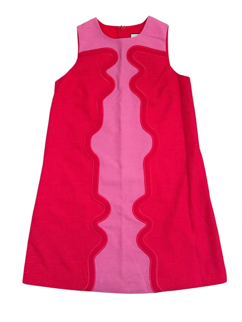 Tuckernuck Red and Pink Colorblock Marlowe Dress XS NWT